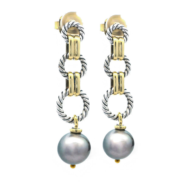 Pre-Owned David Yurman Pearl Drop Earrings