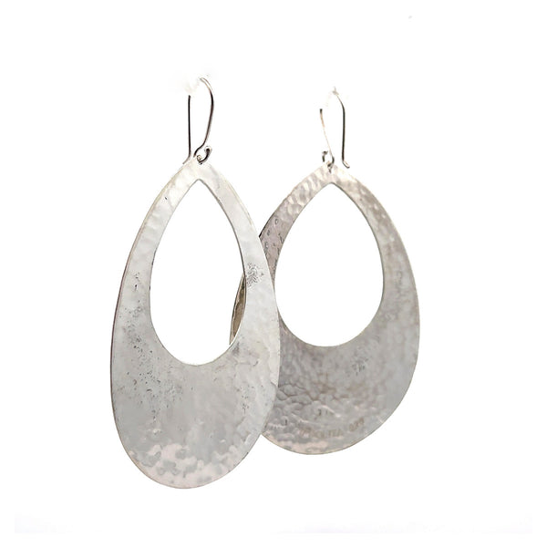 Pre-Owned Ippolita Large Crinkle Open Teardrop Earrings