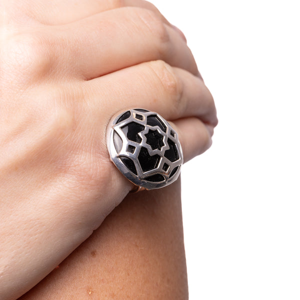 Pre-Owned Tiffany & Co. Paloma Picasso Marrakesh Black Onyx Ring