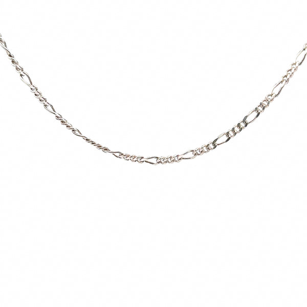 Pre-Owned Sterling Silver Figaro Chain