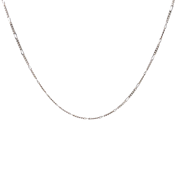 Pre-Owned Sterling Silver Figaro Chain