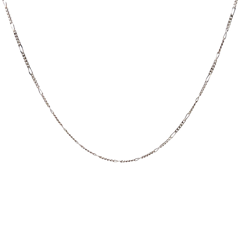 Pre-Owned Sterling Silver Figaro Chain
