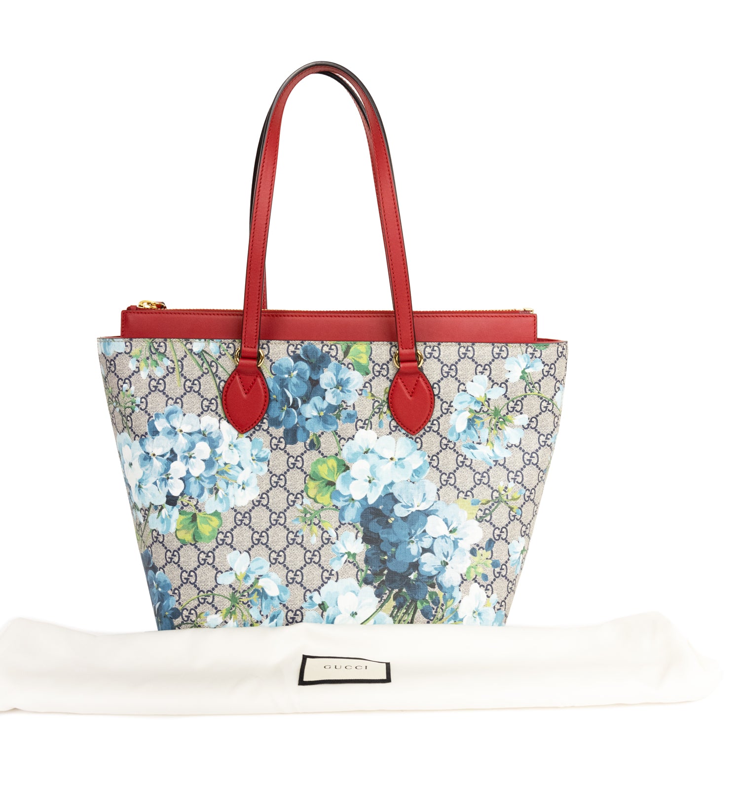 Pre-Owned Gucci GG Supreme Large Blooms Tote