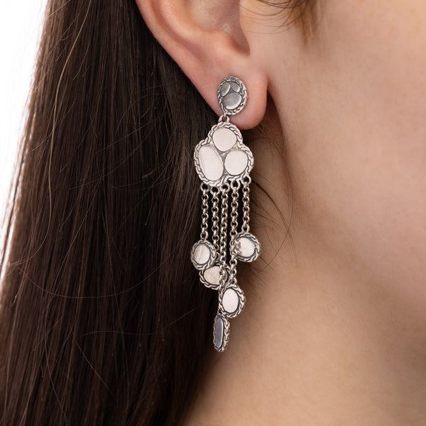 Pre-Owned John Hardy Dot Drop Chandelier Earrings