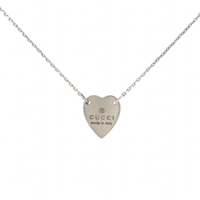 Pre-Owned Gucci Heart Pendant Necklace
