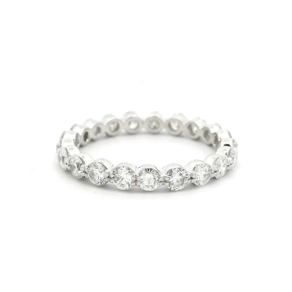 $3990 4W 1.21*TW VS GH BR DIA ETERNITY BAND SZ 5.75