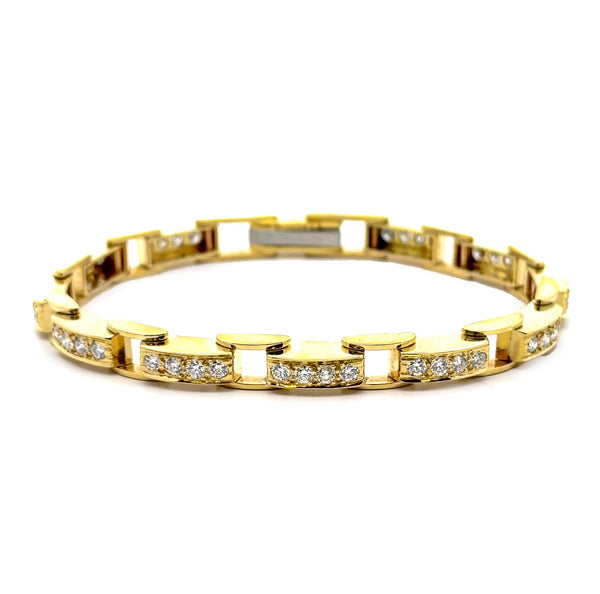 Pre-Owned Diamond Link Bracelet