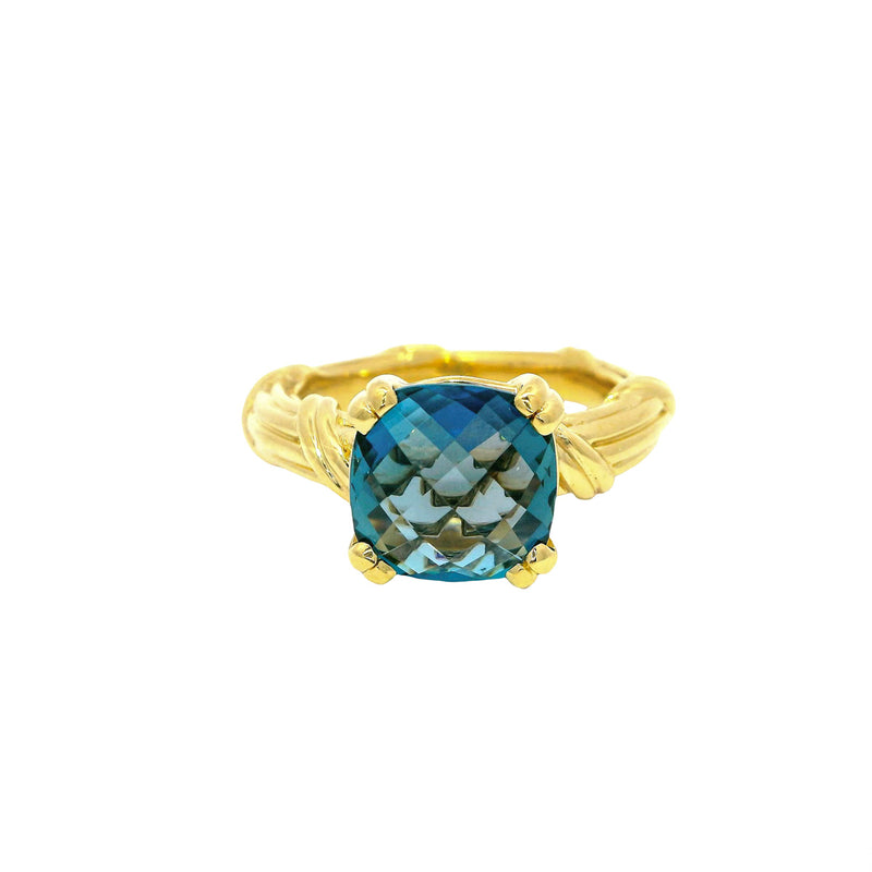 Pre-Owned Peter Thomas Ross London Blue Topaz Ring