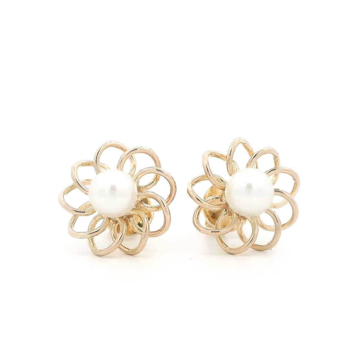 Pre-Owned Pearl Loop Earrings