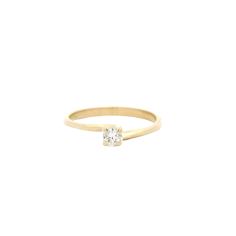 Pre-Owned Old European Cut Diamond Solitaire Ring