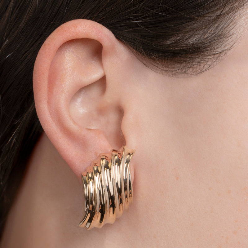 Pre-Owned Yellow Gold Stud Earrings