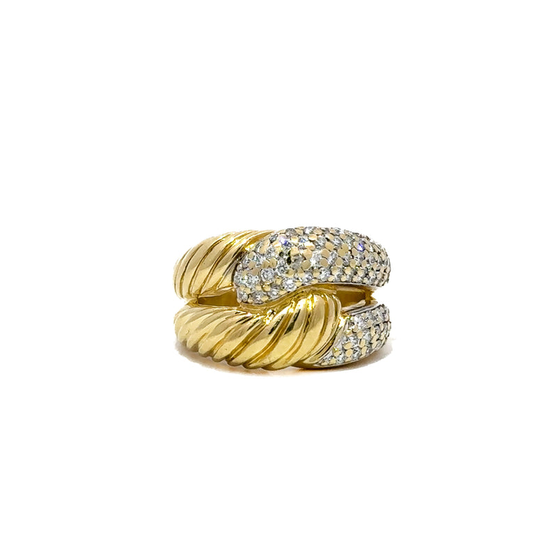 Pre-Owned David Yurman Diamond Labyrinth Ring