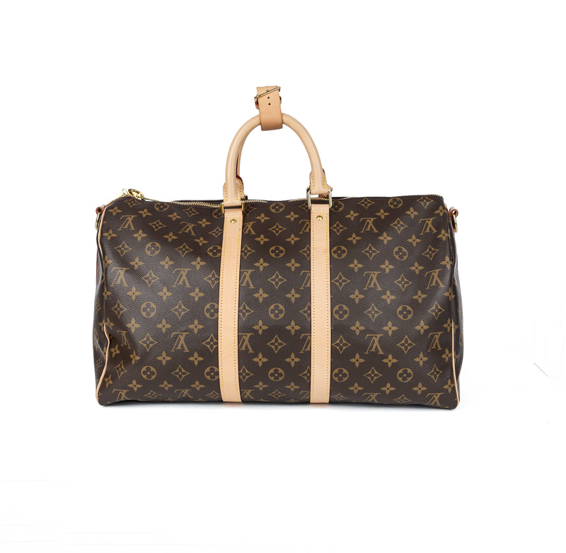 Pre-Owned Louis Vuitton Monogram Keepall Bandouliere 45