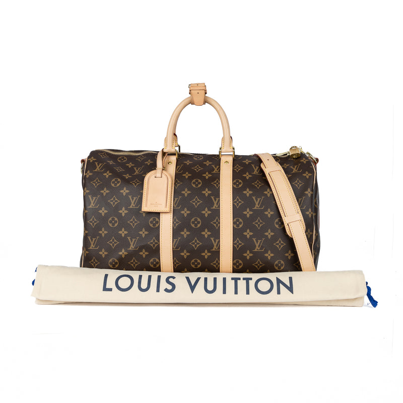 Pre-Owned Louis Vuitton Monogram Keepall Bandouliere 45