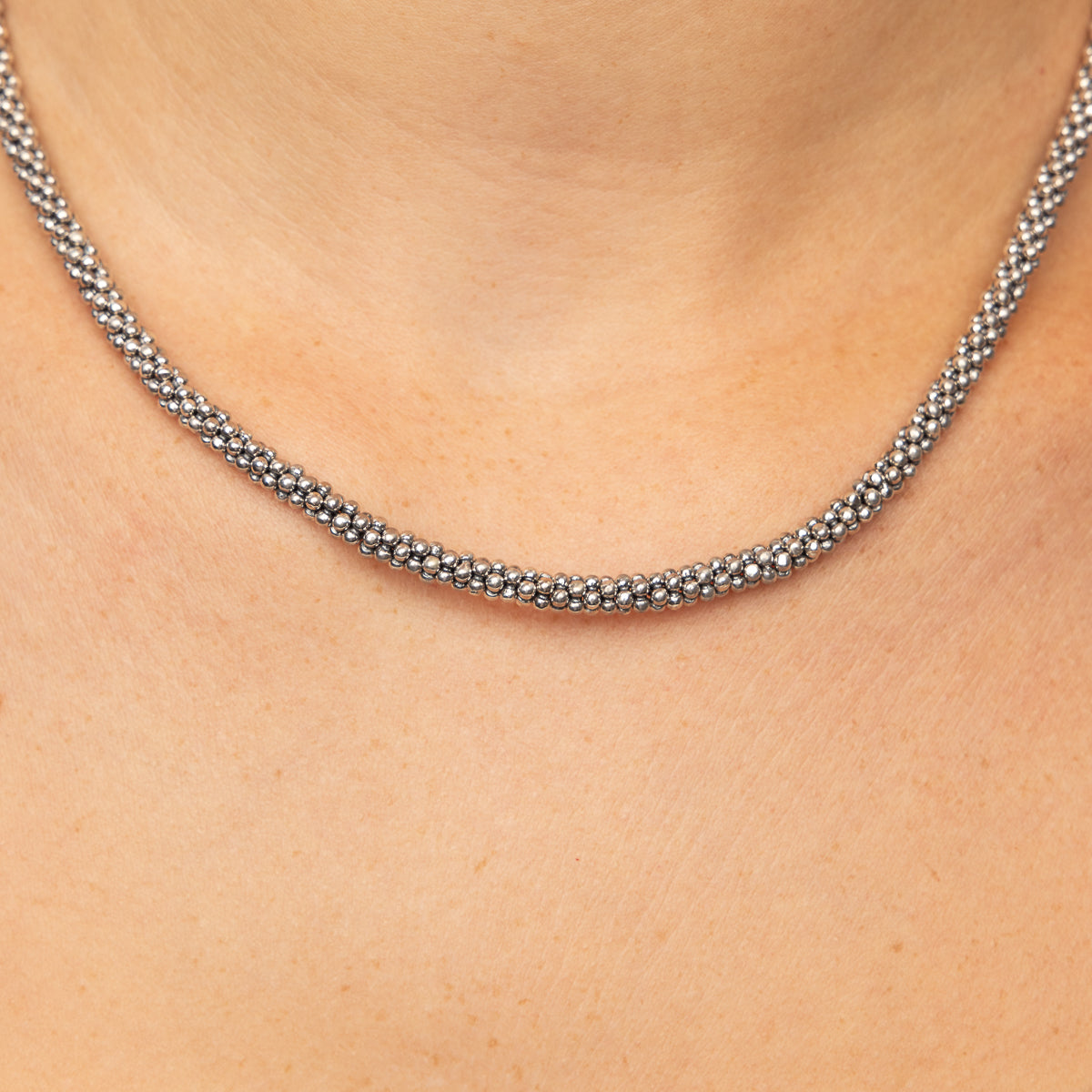 Pre-Owned Lagos Caviar Bead Necklace