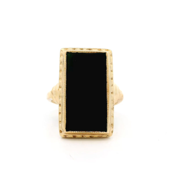 Pre-Owned Black Onyx Ring