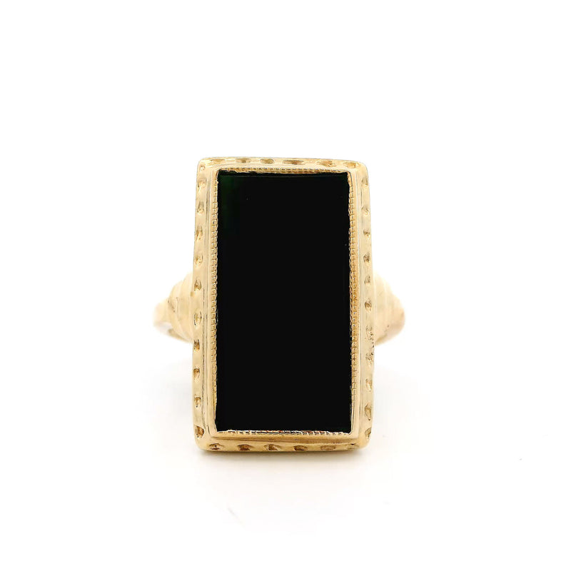 Pre-Owned Black Onyx Ring