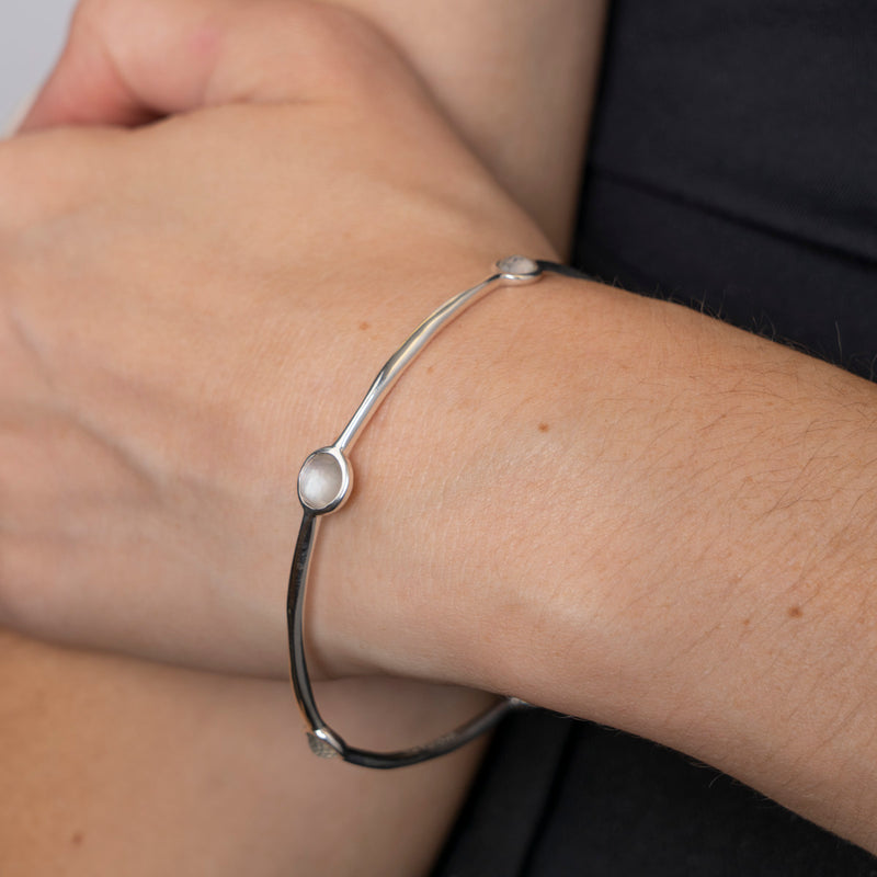 Pre-Owned Ippolita Five-Station Mother of Pearl Bangle