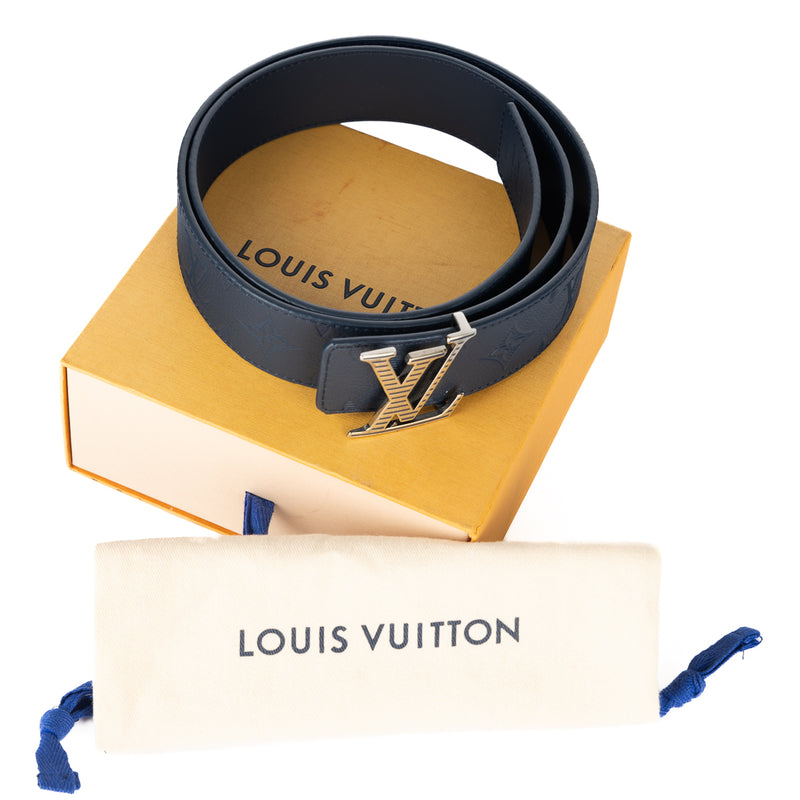 Pre-Owned Louis Vuitton Shadow Reversible Belt
