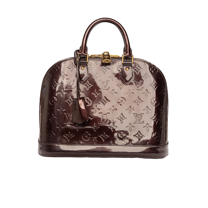 Pre-Owned Louis Vuitton Monogram Vernis Alma