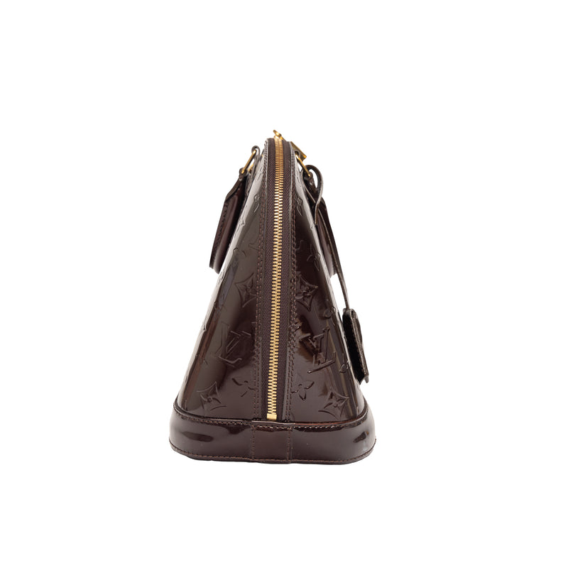 Pre-Owned Louis Vuitton Monogram Vernis Alma