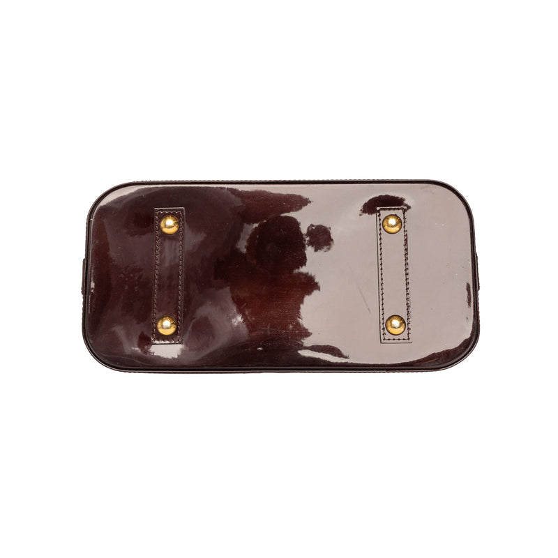 Pre-Owned Louis Vuitton Monogram Vernis Alma