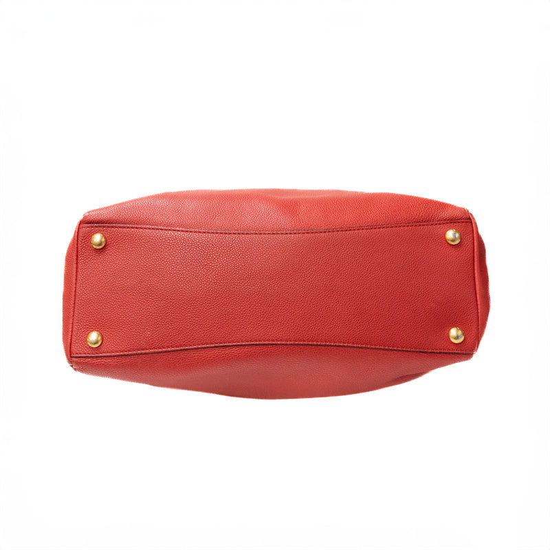 Pre-Owned Prada Vitello Grain Top Handle Tote