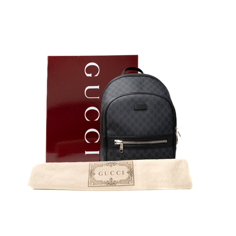 Pre-Owned Gucci GG Black Medium Backpack