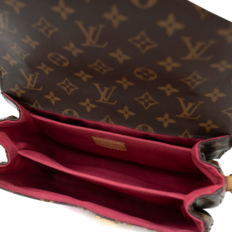 Pre-Owned Louis Vuitton Limited Edition Monogram Patches Pochette Metis