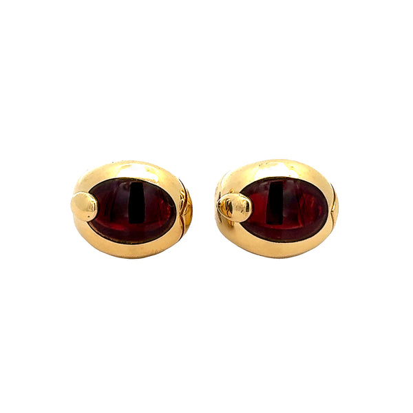 Pre-Owned Red Garnet Earrings