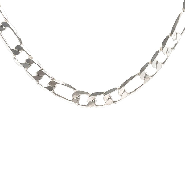 Pre-Owned Sterling Silver Plated Figaro Chain
