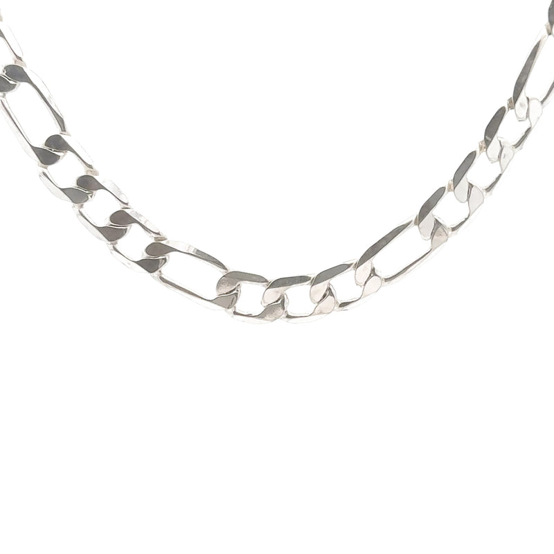 Pre-Owned Sterling Silver Plated Figaro Chain