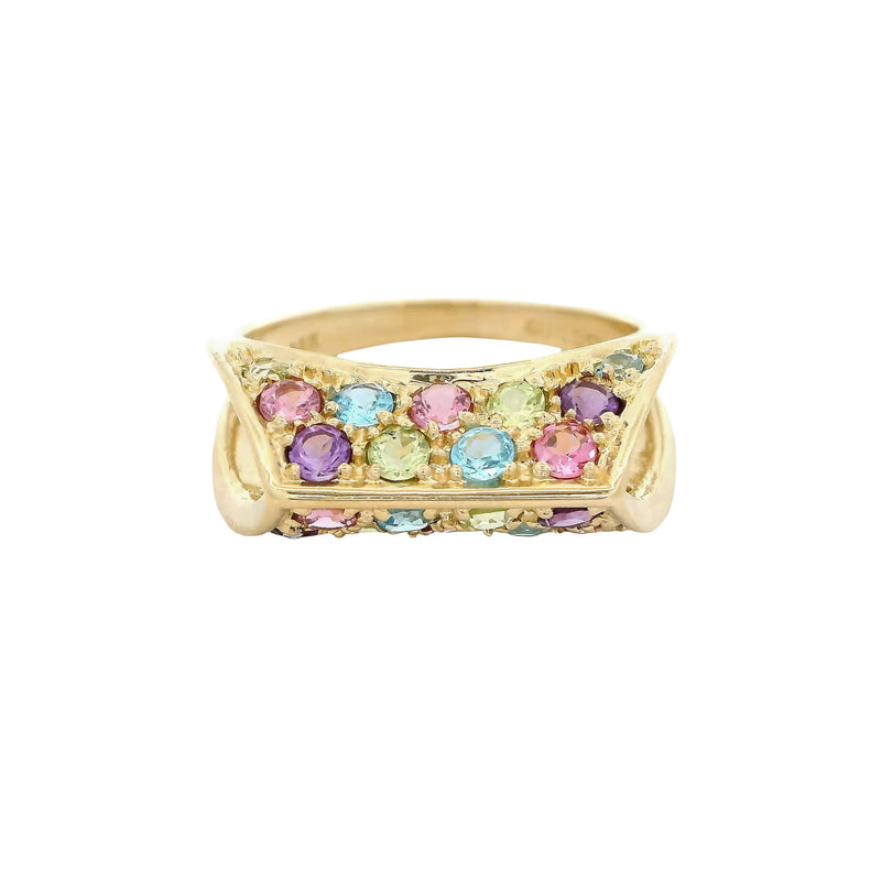 Pre-Owned Mix Gem Fashion Ring