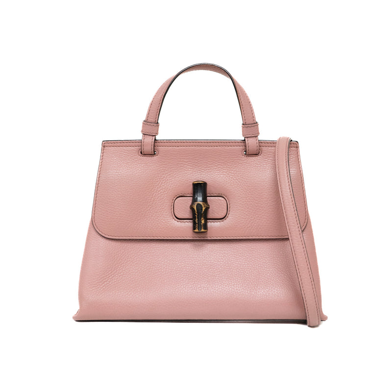 Pre-Owned Gucci Bamboo Daily Top Handle 2-Way