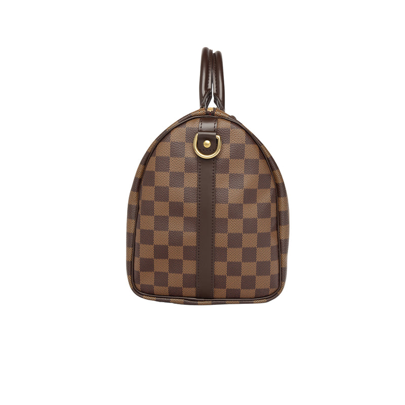 Pre-Owned Louis Vuitton Damier Ebene Speedy Bandouliere 30