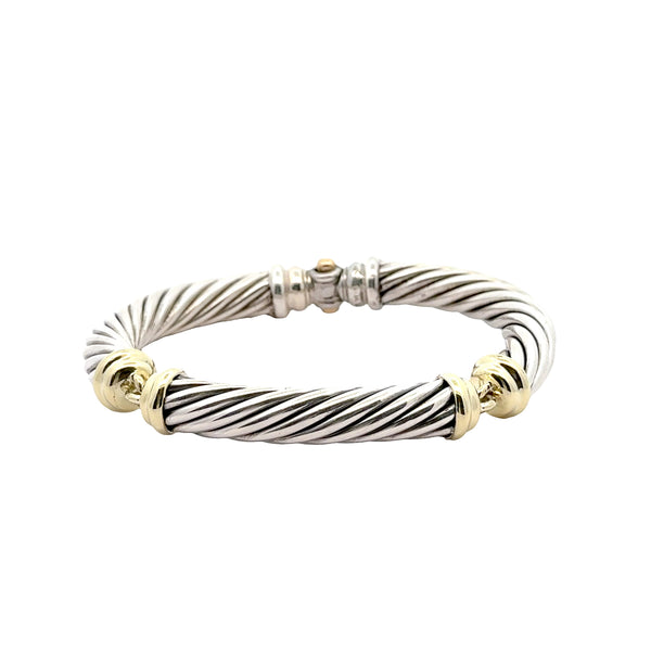 Pre-Owned David Yurman Metro Cable Bracelet