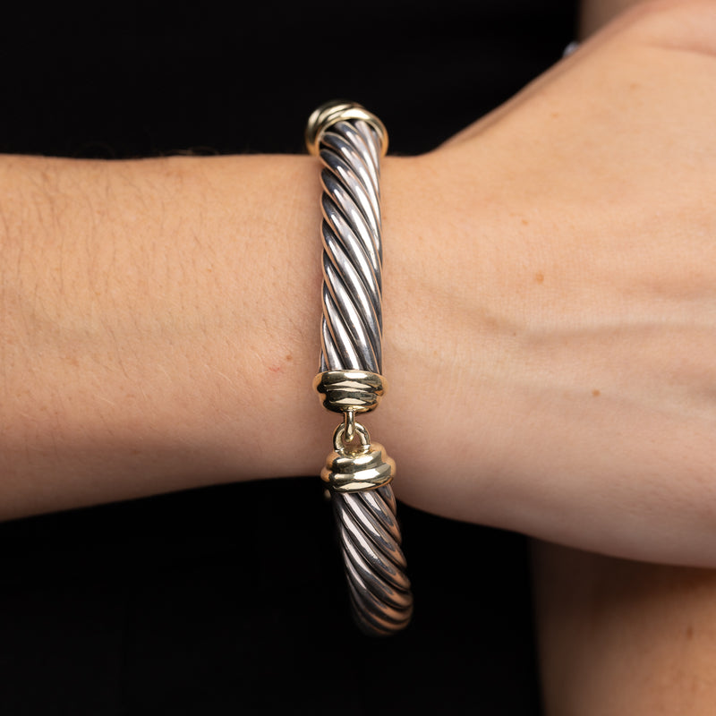 Pre-Owned David Yurman Metro Cable Bracelet