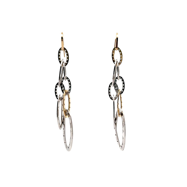 Pre-Owned Tacori Two-Tone Oval Link Earrings