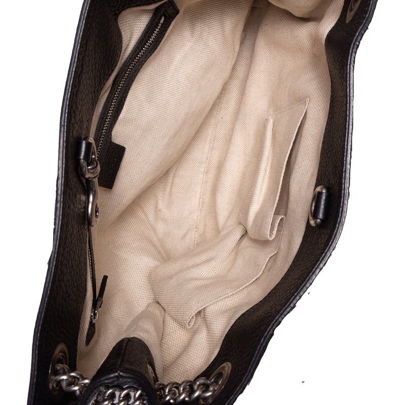 Pre-Owned Gucci SoHo Studded Interlocking G Medium Chain Bag