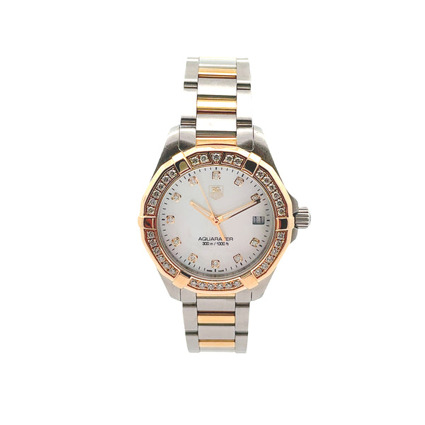 Pre-Owned Tag Heuer Ladies Diamond Aquaracer Watch