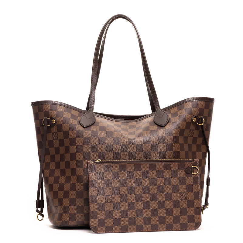 Pre-Owned Louis Vuitton Damier Ebene Neverfull MM