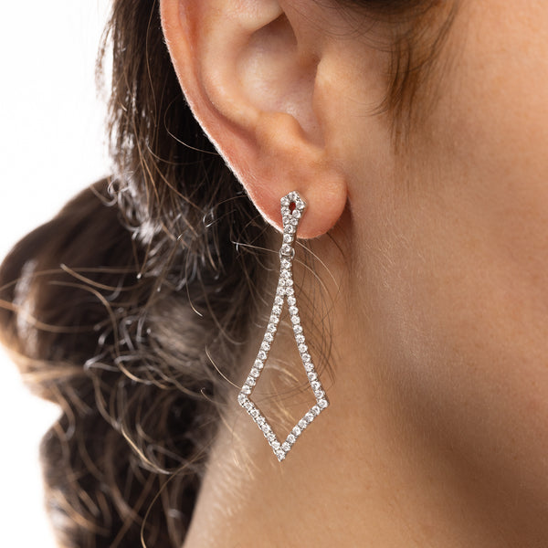 Michael Werdiger Diamond Drop Earrings