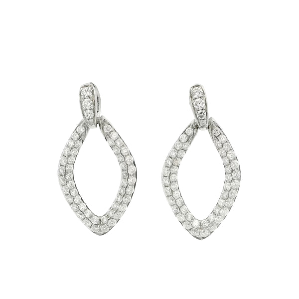 Michael Werdiger Diamond Drop Earrings