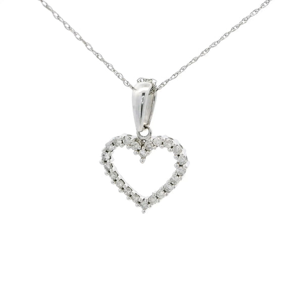 Michael Werdiger Diamond Heart Pendant