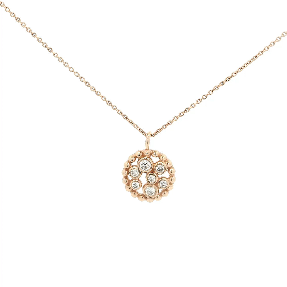 Michael Werdiger Diamond Circle Necklace
