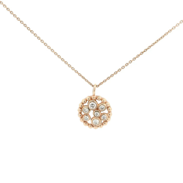 Michael Werdiger Diamond Circle Necklace