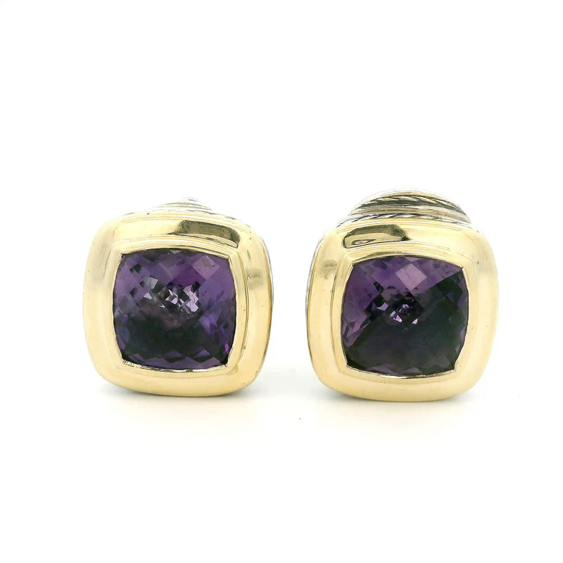 Pre-Owned David Yurman Purple Amethyst Albion Earrings