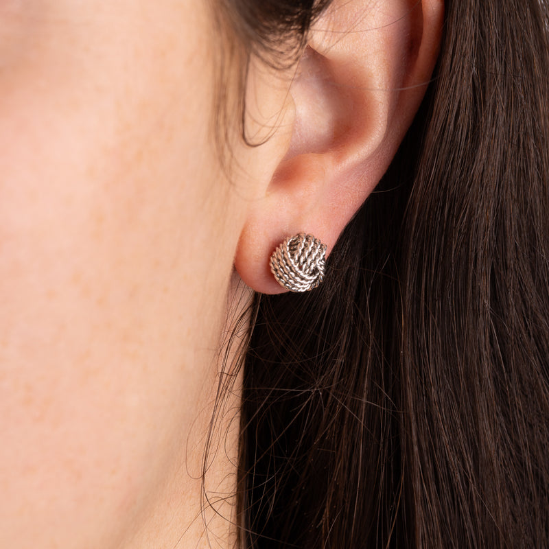 Pre-Owned Tiffany & Co. Twist Knot Stud Earrings