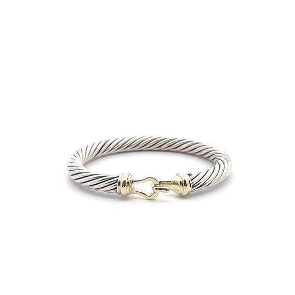 Pre-Owned David Yurman Classic Cable Buckle Bracelet