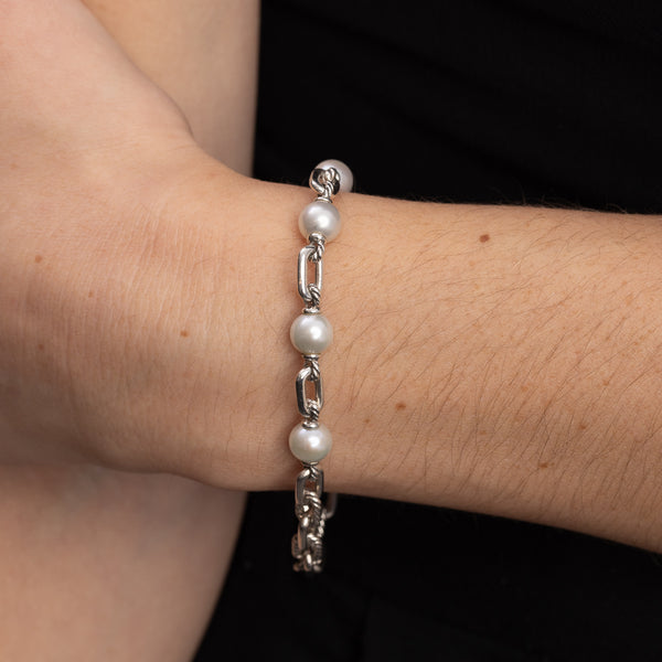 Pre-Owned David Yurman Madison Pearl Bracelet